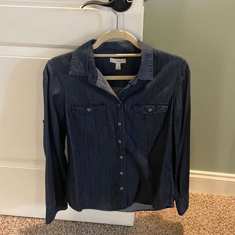 J crew denim button down